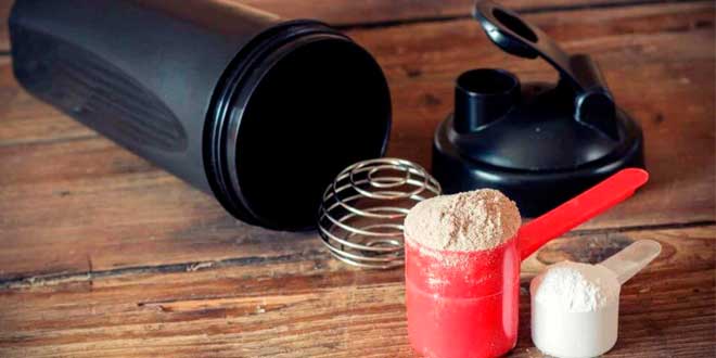 Batido de proteínas.