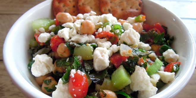 Salada mediterrânea Salada mediterrânea
