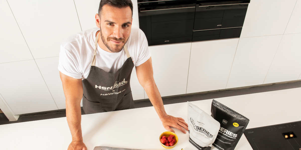 Receta Bizcocho proteico Saúl Craviotto