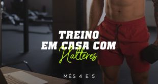 Treino em casa com halteres mes 4 e 5