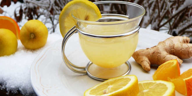 chá de gengibre