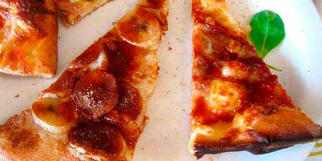 Pizza de banana Pizza de banana