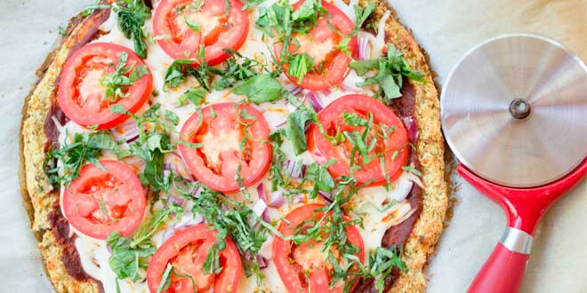 Pizza couve-flor Pizza couve-flor