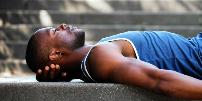 descanso do desportista