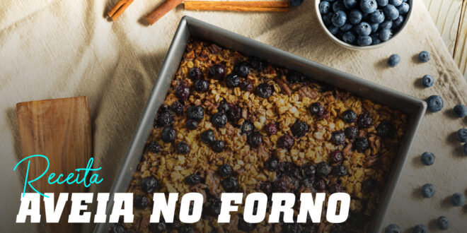 Aveia no Forno com Frutos Silvestres