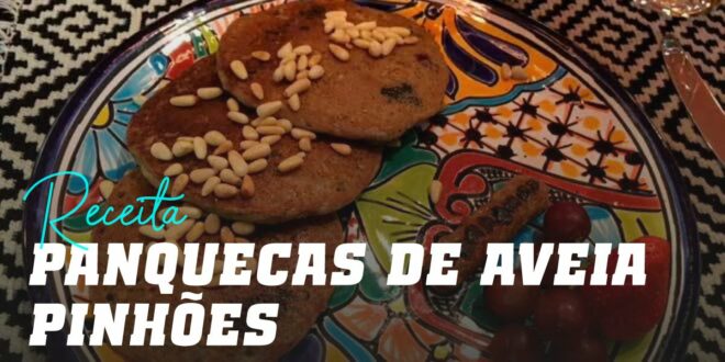 Panquecas de Aveia com Pinhões
