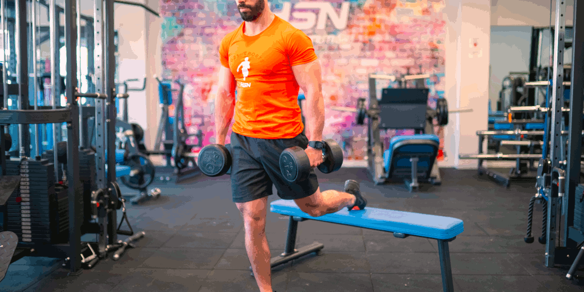 Agachamentos búlgaros