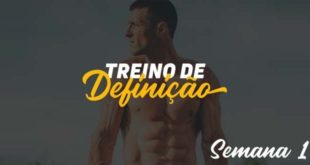 treino definição semana 1