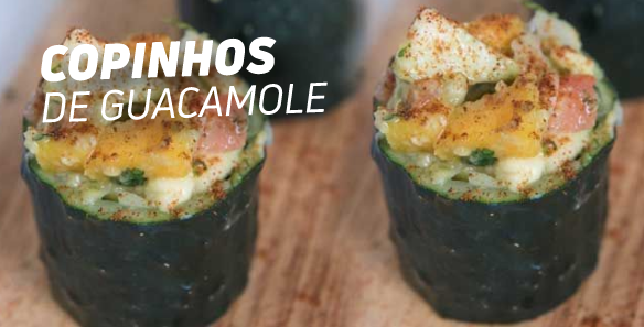 Copinhos de Guacamole
