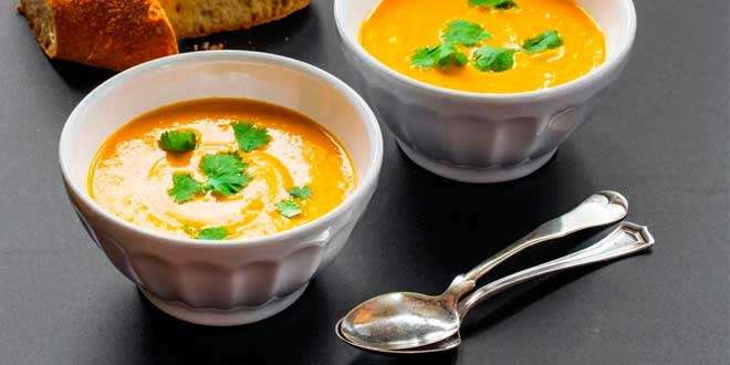 apresentação creme de abobora