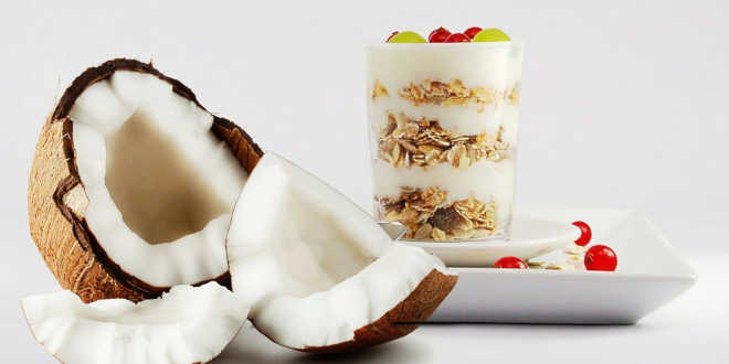 como tomar leite de coco