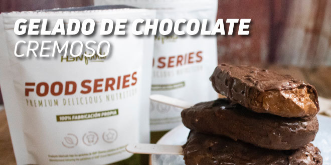 Gelado de Chocolate Cremoso Gelado de Chocolate Cremoso