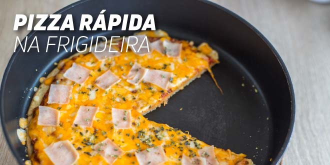 Pizza na Frigideira Pizza na Frigideira