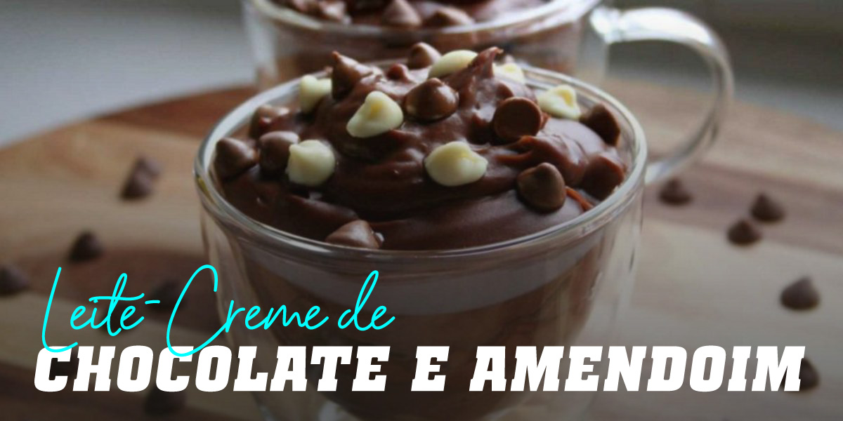 Leite-creme de Chocolate e Amendoim