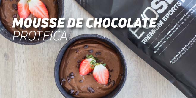 Mousse de Whey Protein com Abacate Mousse de Whey Protein com Abacate
