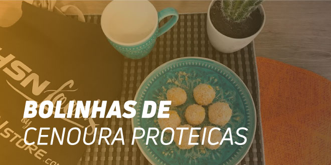 Bolinhas de Cenoura e Coco Proteicas