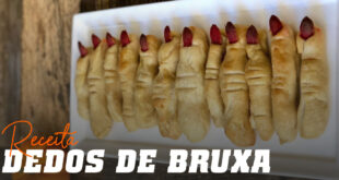 Receita dedos de bruxa