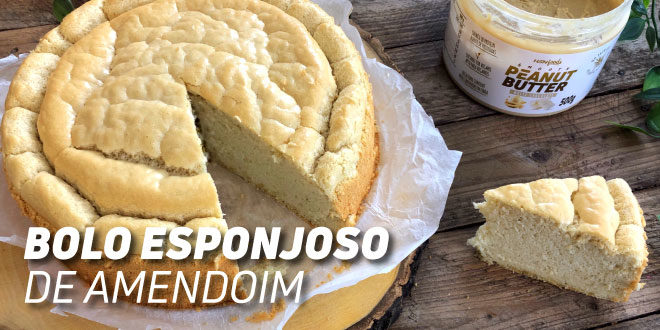 Bolo Esponjoso de Amendoim