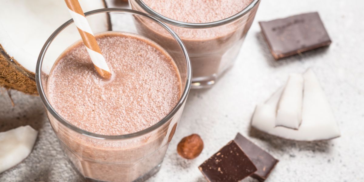 Batido Proteico de Amendoim e Coco
