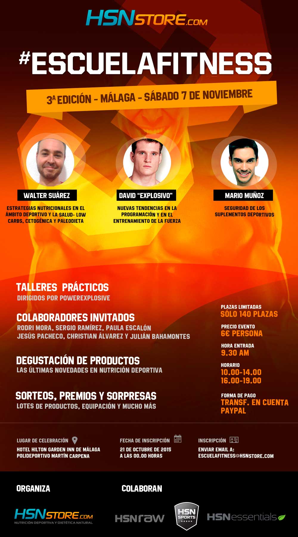 escola fitness malaga