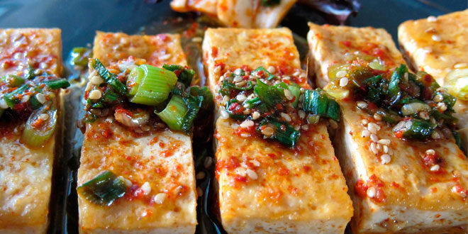 Tofu com Molho de Barbacue