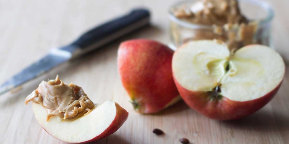 Chip com Queijo Cottage e Manteiga de Amendoim em Pó