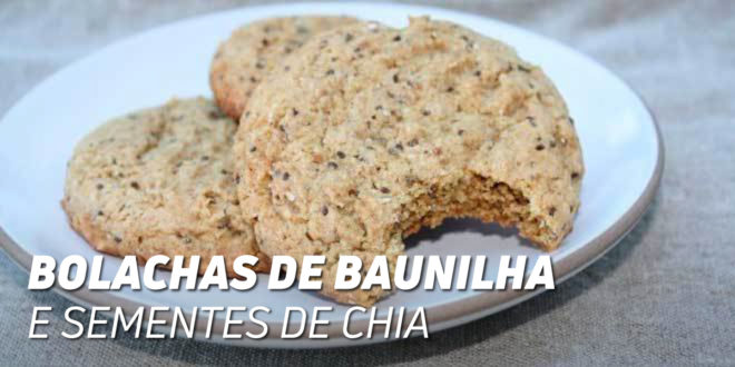 Bolachas de Baunilla e Semente de Chia Bolachas de Baunilla e Semente de Chia