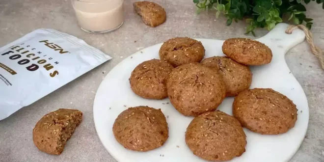 Receita de bolachas caseiras com proteína Whey