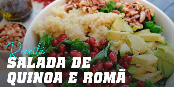 Salada de Quinoa e Romã Salada de Quinoa e Romã