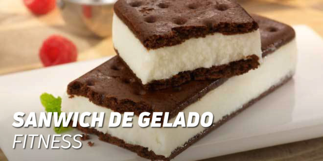 Sandwich de Gelado Fitness com Farinha de Aveia e Óleo de Coco