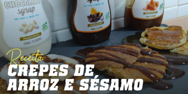 Crepes de Arroz e Sésamo