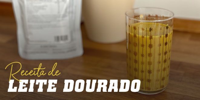 Leite Dourado com Curcuma
