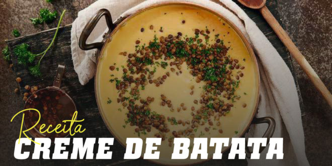 Creme de Batata com Lentilhas