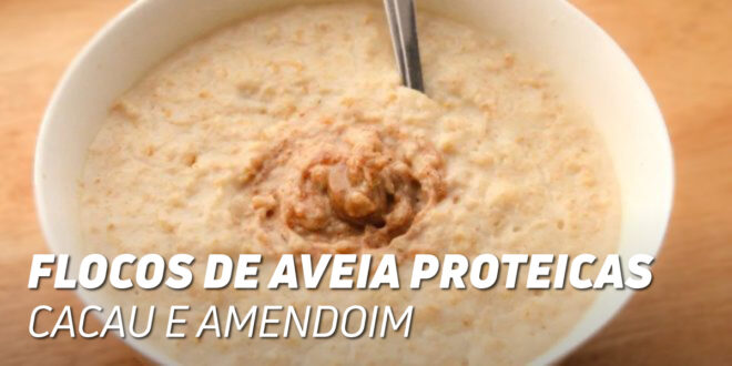 Papas de Aveia Proteicas com Cacau e Amendoim Papas de Aveia Proteicas com Cacau e Amendoim
