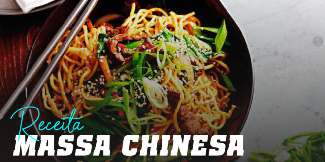 Massa Chinesa com Carne de Vaca e Sésamo