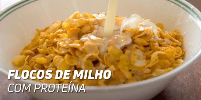 Flocos de Milho com Proteína