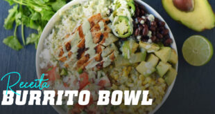 Receita burrito bowl