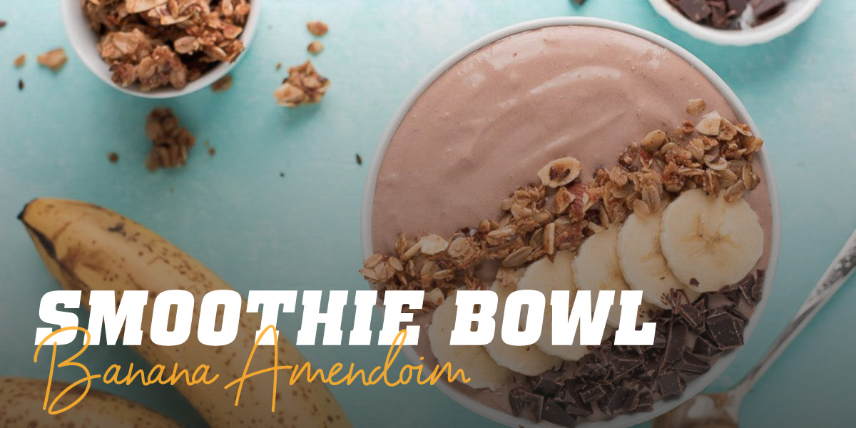 Smoothie Bowl de Banana e Amendoim