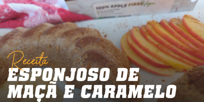 Esponjoso de Maçã e Caramelo