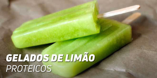 Gelados de Limão Ricos em Proteínas