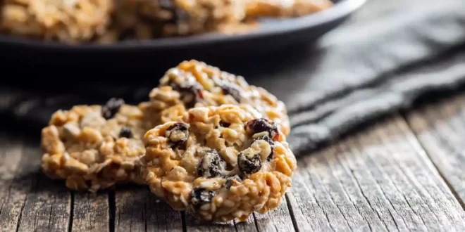 Bolachas de Quinoa e Passas