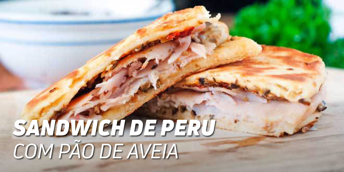 Sandwich de Peru com Pão de Aveia Sandwich de Peru com Pão de Aveia