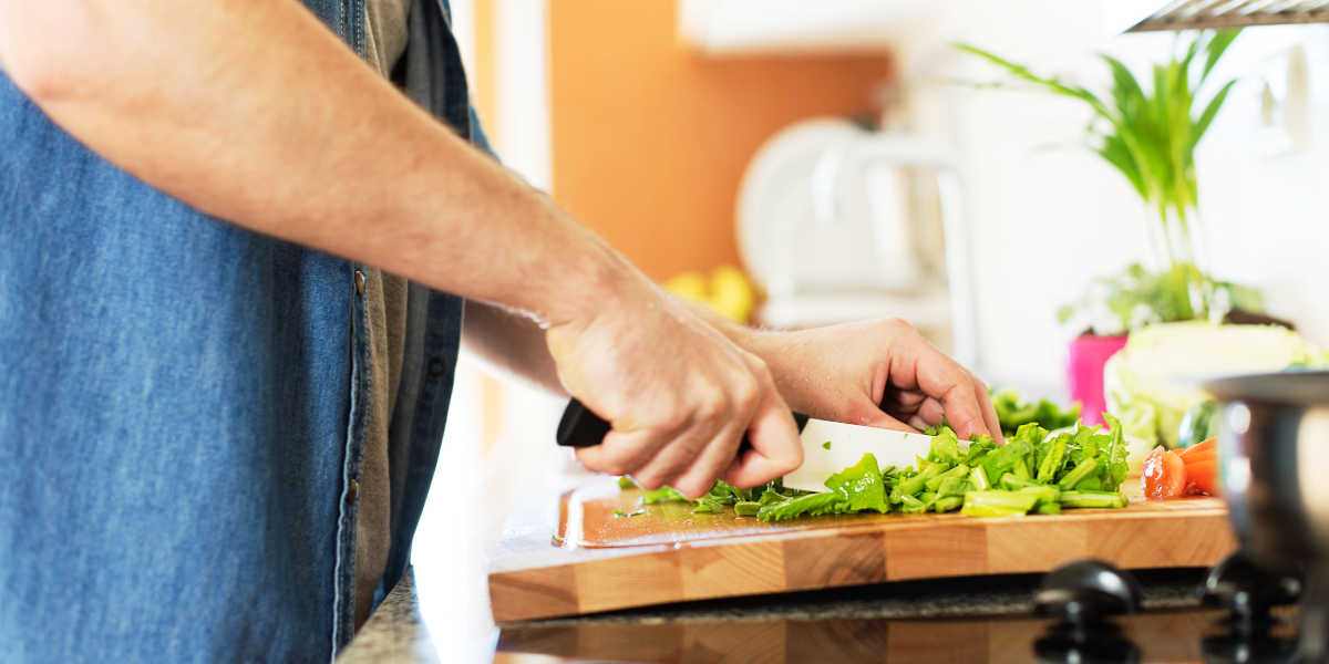 Cozinhar alimentos com potássio