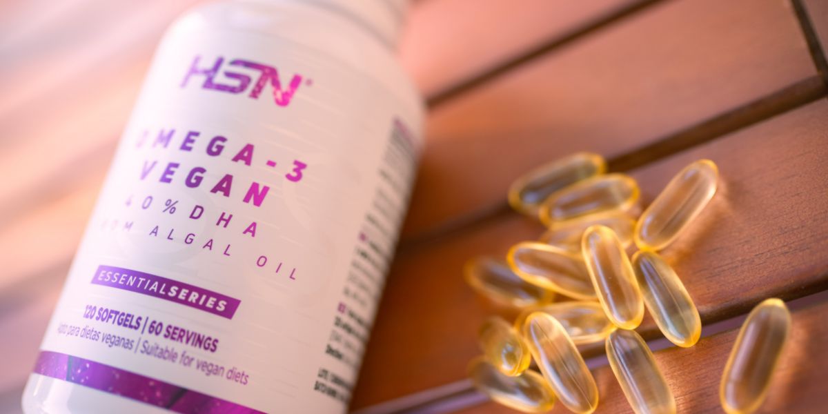 Óleo de algas Ómega-3 vegano