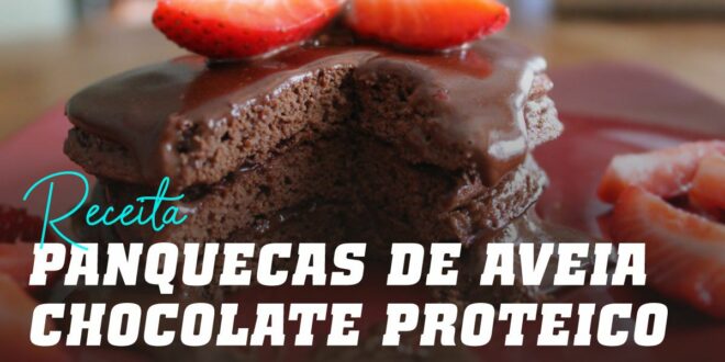 Panquecas de Aveia com Creme de Chocolate Proteico