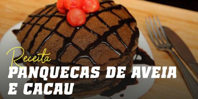 Panquecas de Aveia com Cacau Panquecas de Aveia com Cacau