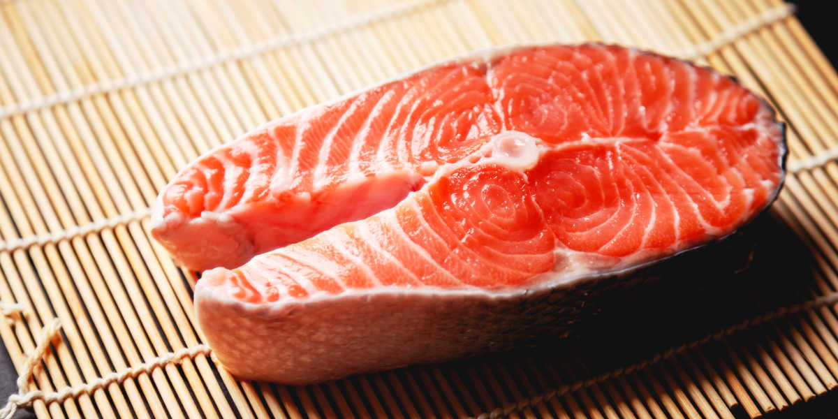 Salmão nível de potássio