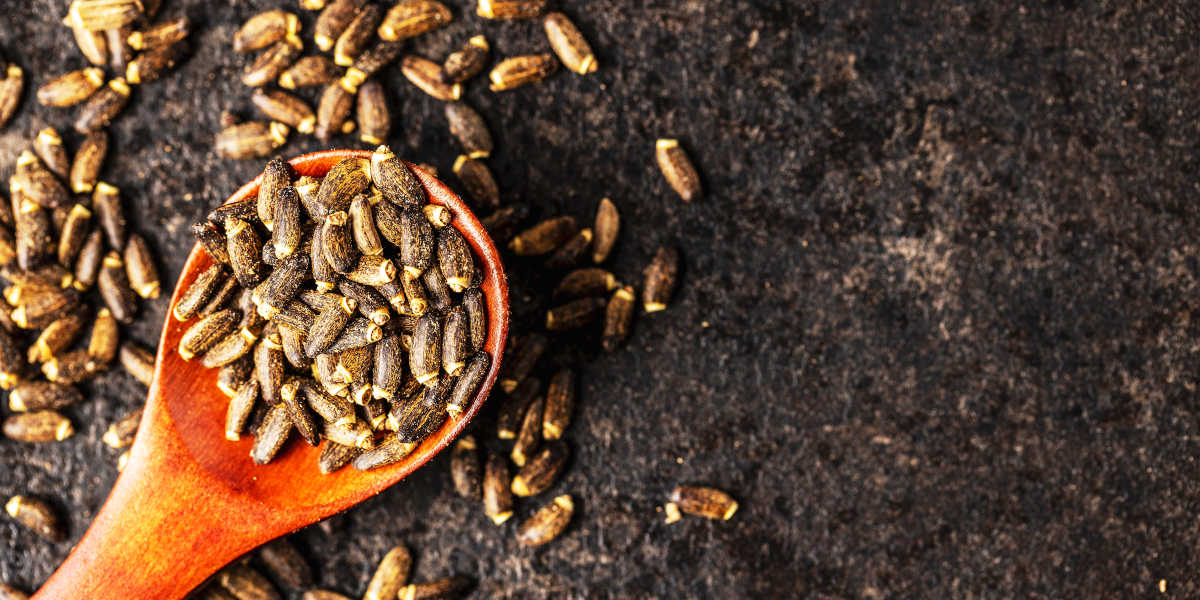 Sementes de cardo mariano de potássio