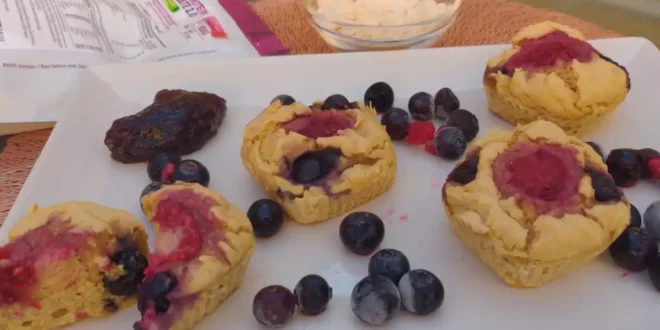 Muffins com Proteína de Soja Muffins com Proteína de Soja