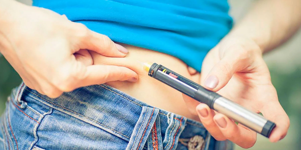Injeção de insulina